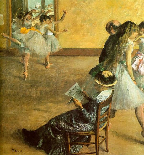 Edgar Degas Ballet Class china oil painting image